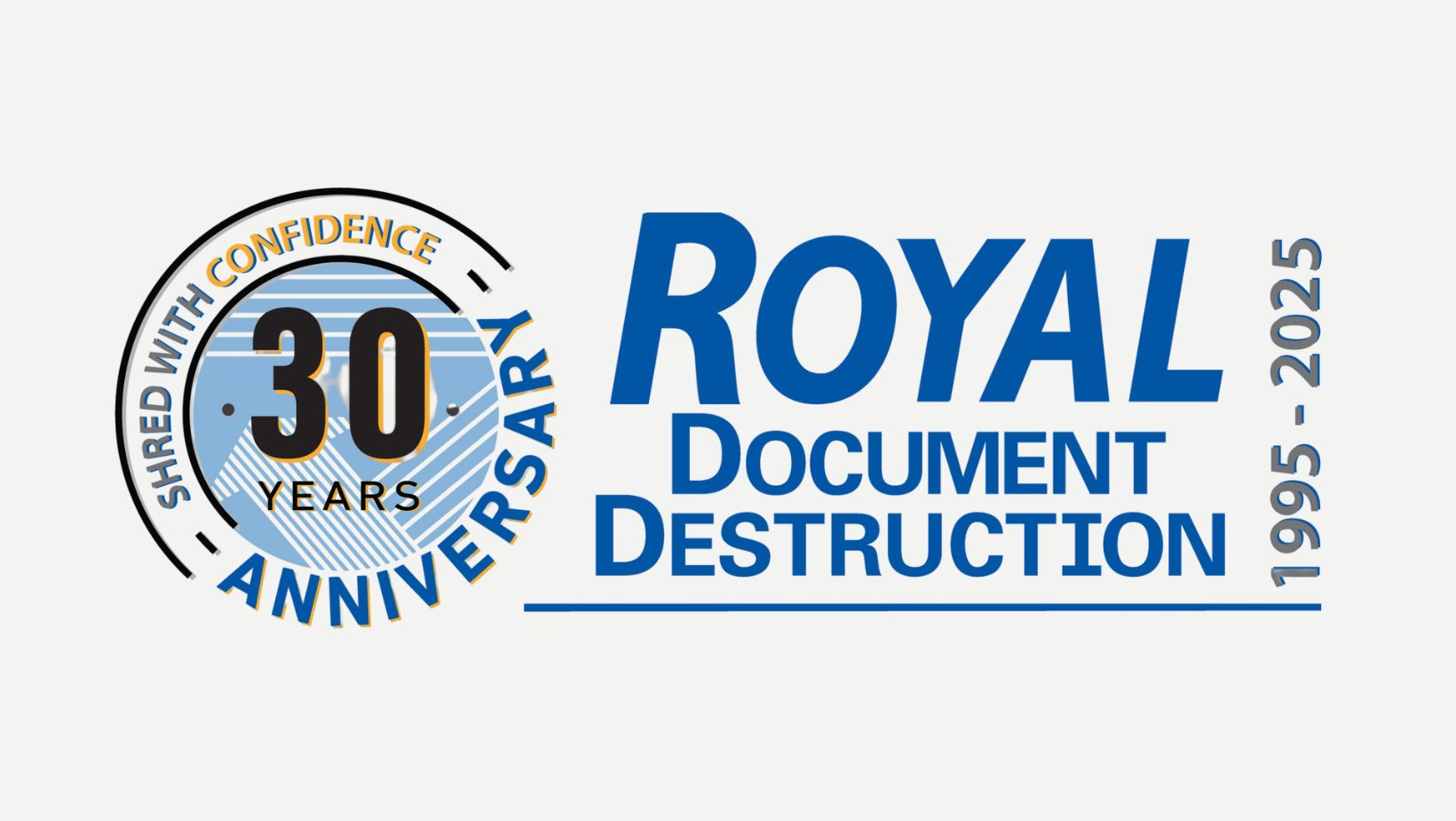Royal Document Destruction 30 Year anniversary logo